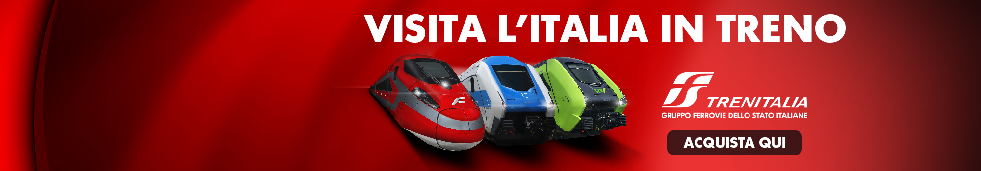 Visita l'Italia in treno con Trenitalia